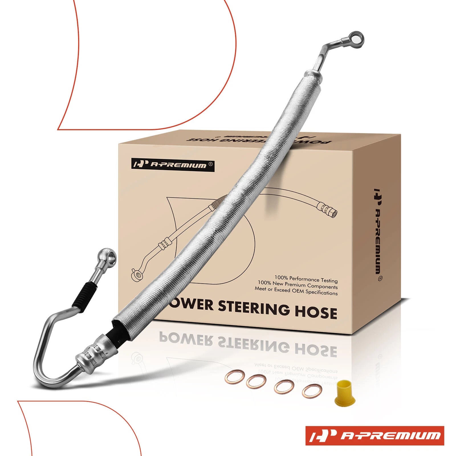 Power Steering Pressure Line Hose for BMW 540i (1997–2003)