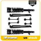 Set of 4 Strut Shocks and Sway Bar Links for Ford Fusion (2006–2009)