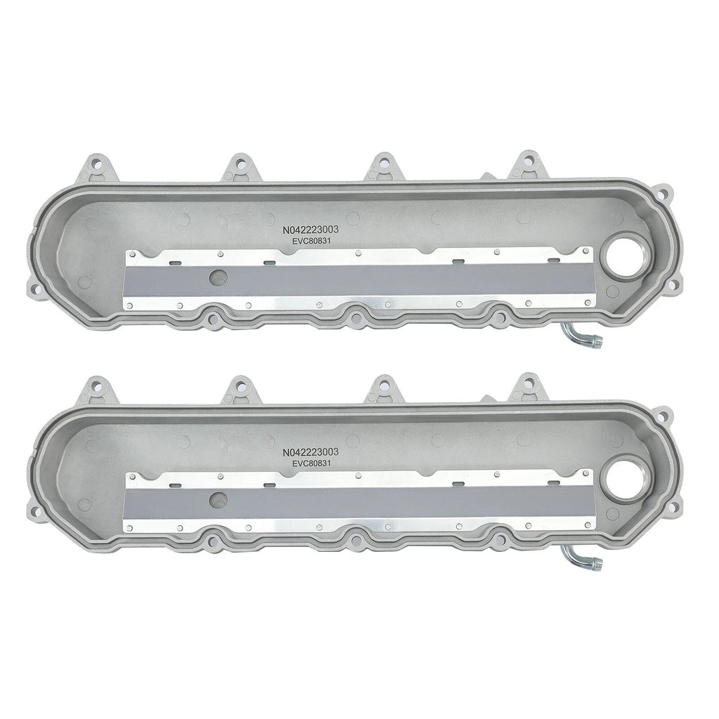 Silver Engine Valve Covers for Chevy LT Gen V 6.2L (2014-2023)