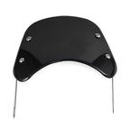5-7'' Round Headlight Windscreen for Universal Fit Motor Black