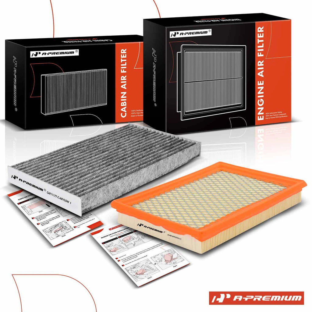 Engine & Activated Carbon Cabin Air Filter for Nissan Sentra (2013–2019)