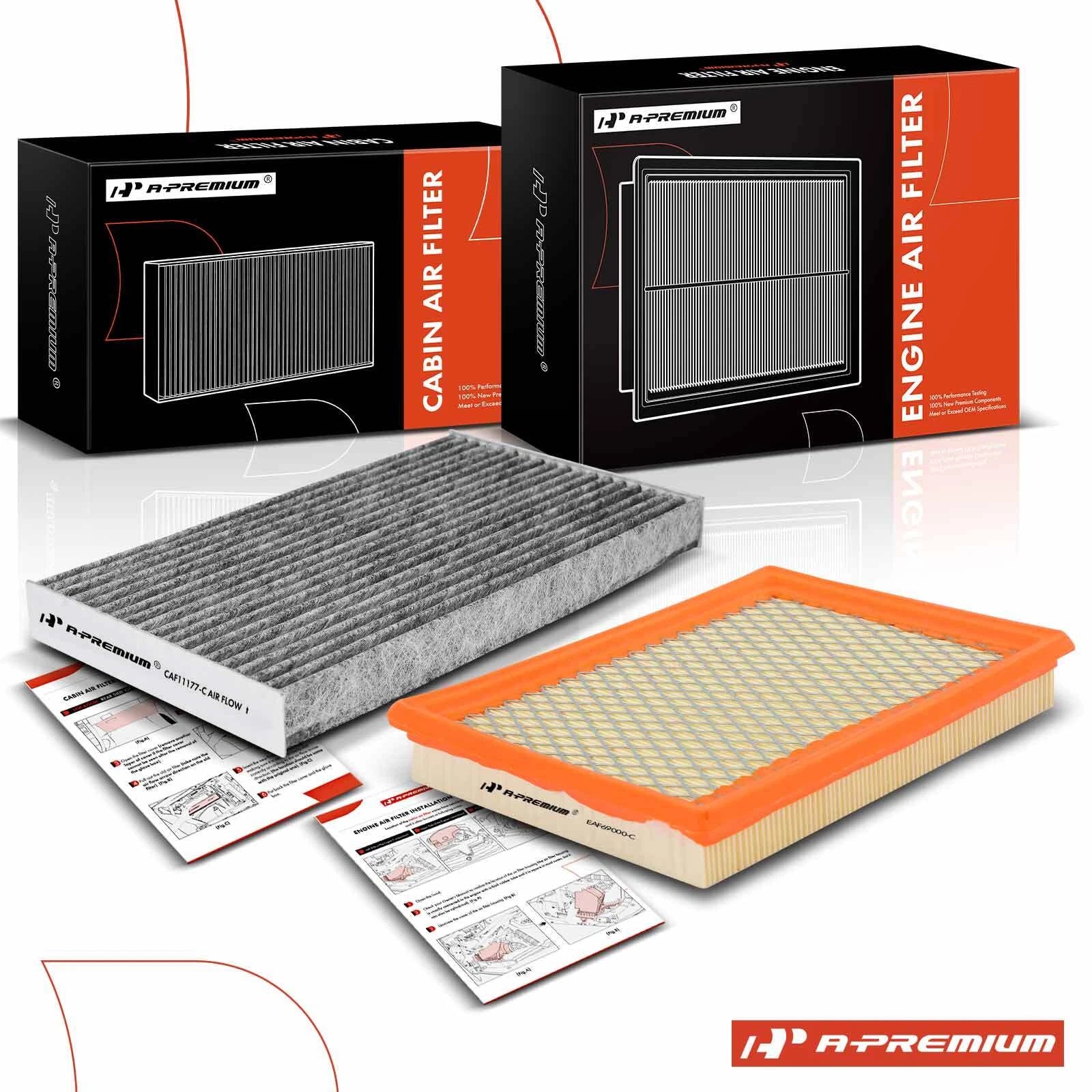 Engine & Activated Carbon Cabin Air Filter for Nissan Sentra (2013–2019)