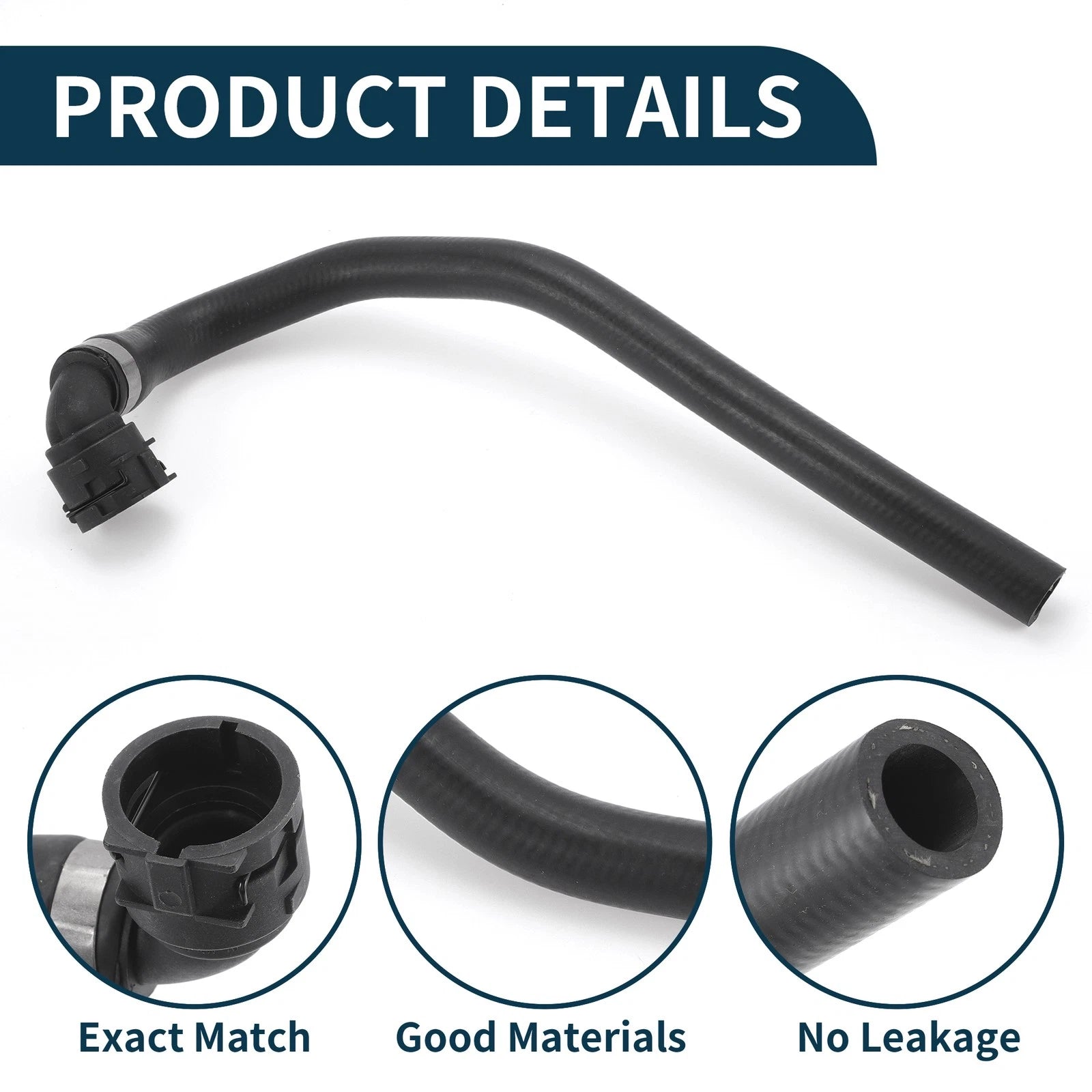 Radiator Hose No. 17127576280 for BMW X6 xDrive50i (2008–2014)