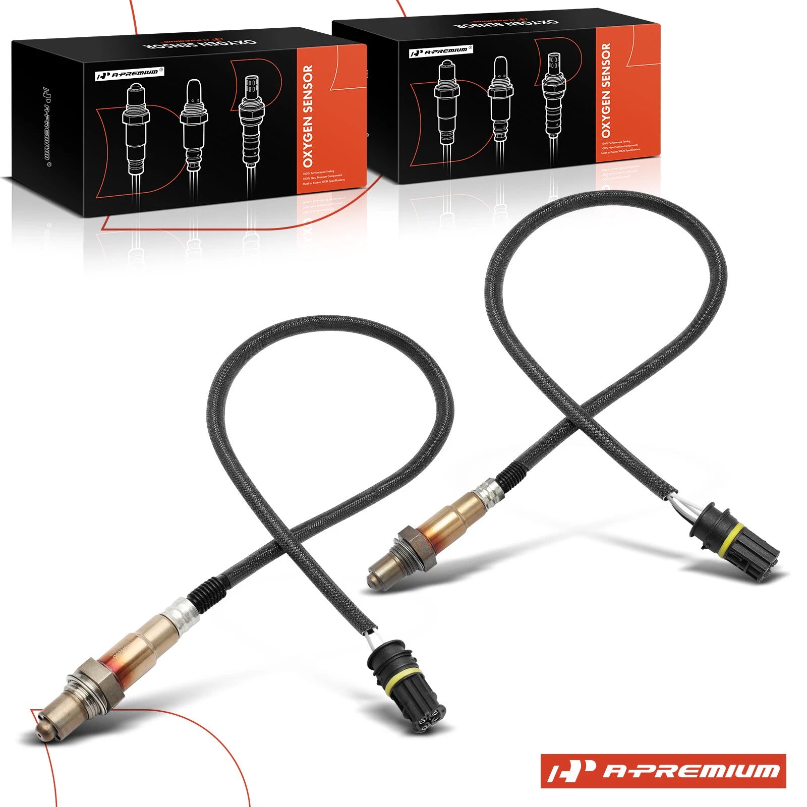 2X O2 Oxygen Sensors for BMW 525i 530i 2006–2007