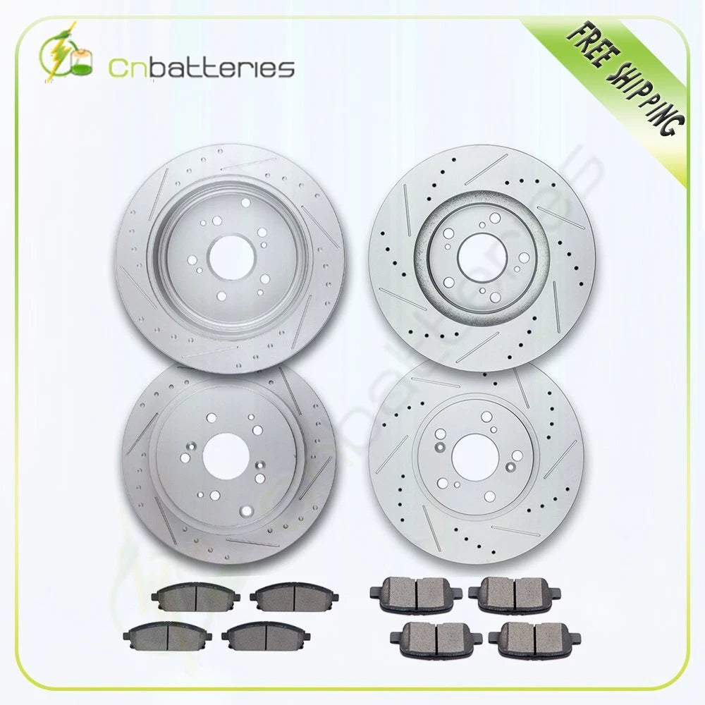 Brake Rotors and Pads Kit for Acura MDX (2003–2006) - Ceramic
