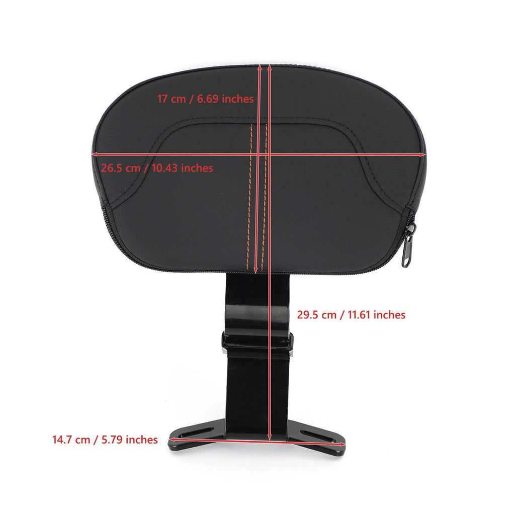 Driver Backrest Pad for Harley Touring CVO Street Glide Road King (2009–2021) UK3 T9