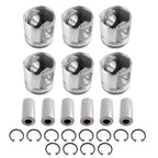 Set of 6 Pistons with Rings and Pins for Dodge Ram 5.9L (2004–2007)