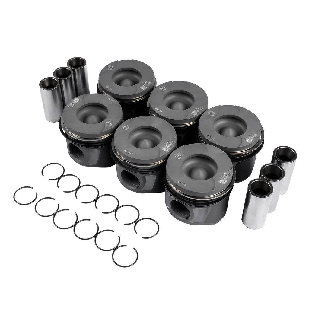 Set of 6 Pistons with Rings for Jeep Grand Cherokee, Ram 1500 (2014–2018)