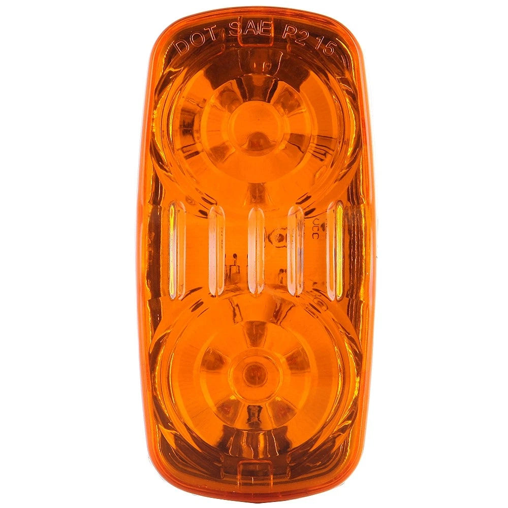 6X Amber Surface Mount Side Marker Lights for Universal Use