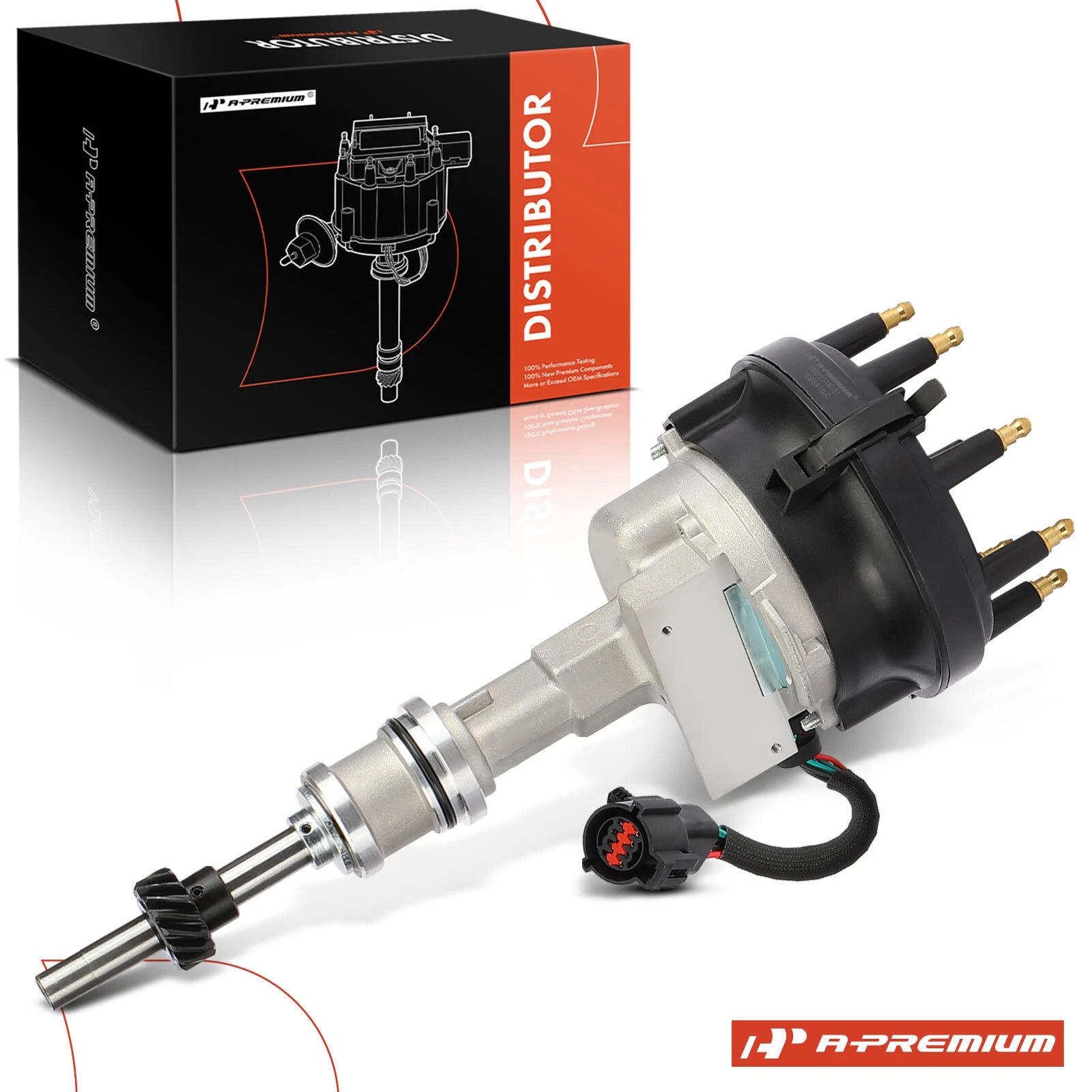 Ignition Distributor with Cap & Rotor for Ford F-150 F-250 F-350 (1990–1995)