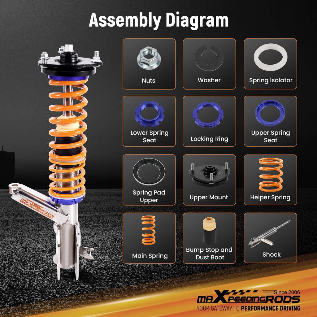 Coilovers Struts Kit for Honda Civic Si EP3 (2002-2005)