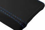 Leather Console Lid Pull Over Cover for Mazda Miata MX5 (1990–1997) Blue Stitch