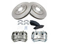 Front Brake Pad Rotor Caliper Set for Suzuki Equator (2009–2012) FF165PK