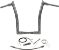 1-1/2" EZ Install Pointed Top Handlebar Kit for Harley Davidson (2016–2023) - Chrome