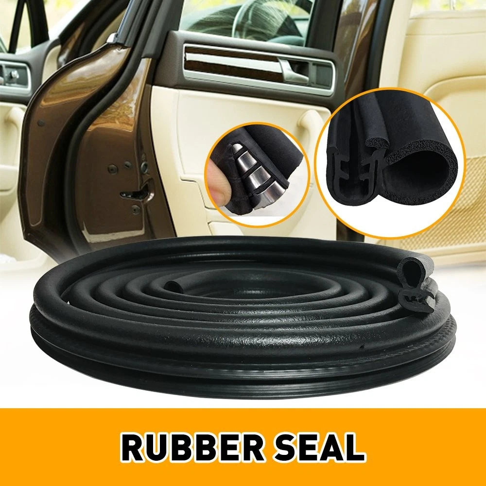 Universal Rubber Seal Weather Strip for Auto Door Window Lock Trunk Edge Trim