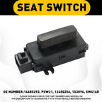 Power Seat Control Switch for Silverado 1500 2500 (Fits 12450256)