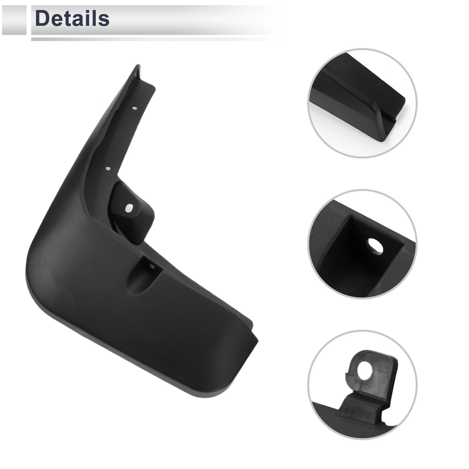 Set of 4 Mud Flaps Splash Guards for Audi Q7 (2016–2019)
