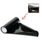 12"x72" Dark Gloss Black Headlight Fog Taillight Tint Film for Universal