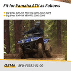 Rear Axle Shaft & Hubs for Yamaha Big Bear 400 YFM400 (2000–2006)