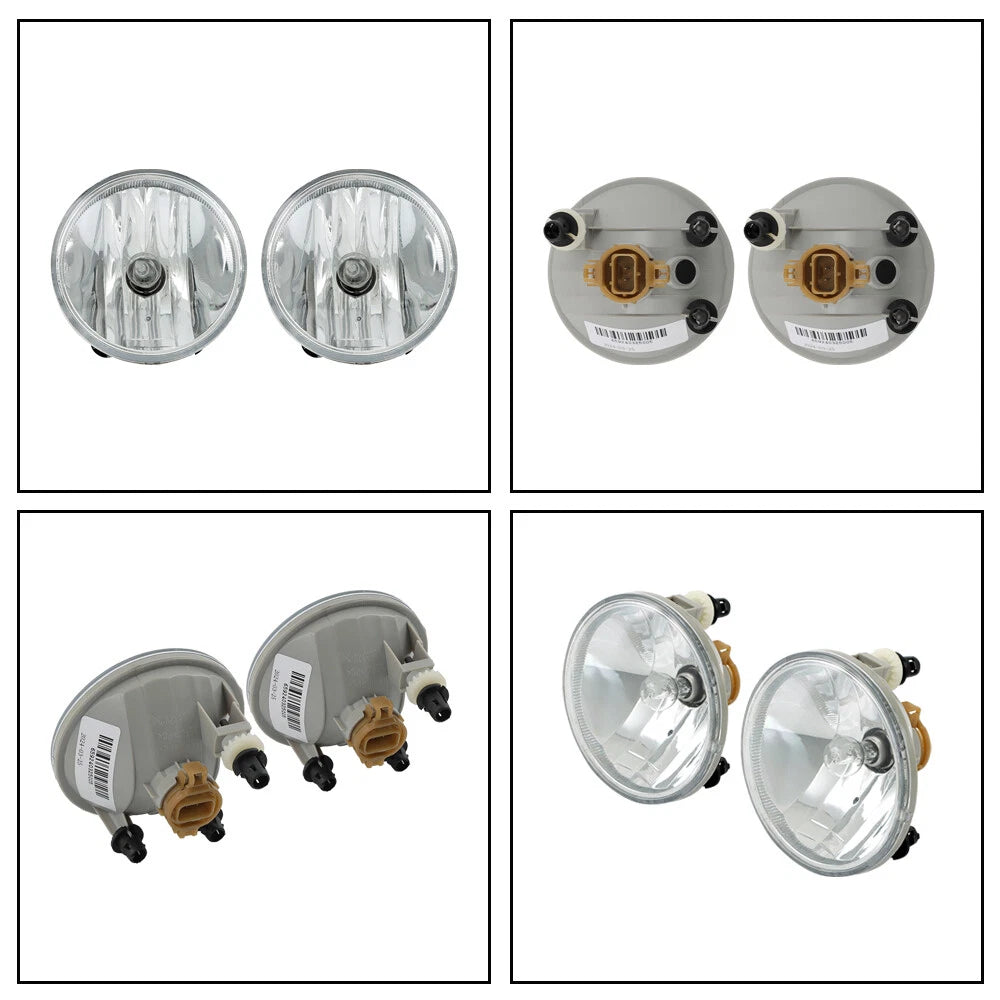 Set of 2 Fog Lights with Bezel and Harness for Chevy Traverse (2018–2021)