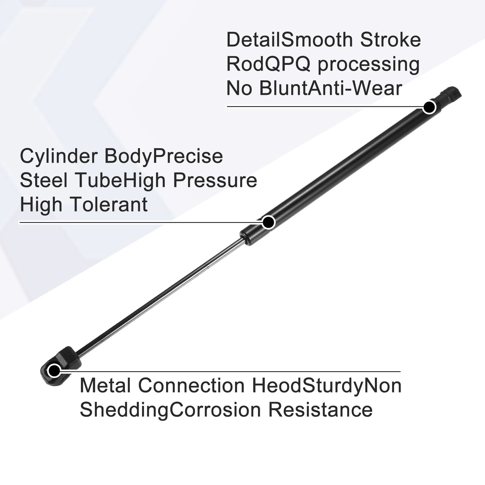 2X Rear Glass Window Lift Support Gas Struts for Toyota Highlander (2009–2013)