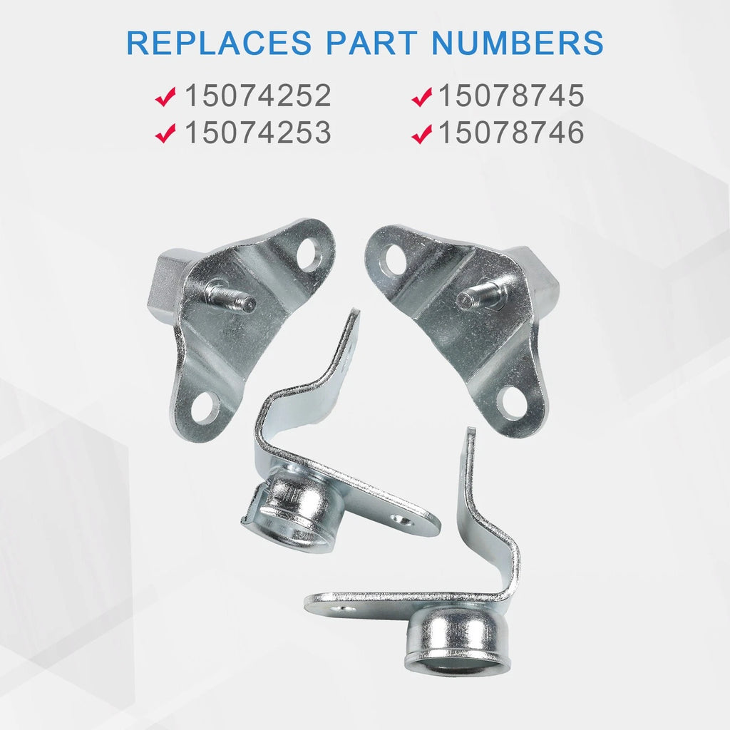 Set of 4 Tailgate Hinges for Chevy Silverado GMC Sierra (1999–2006)