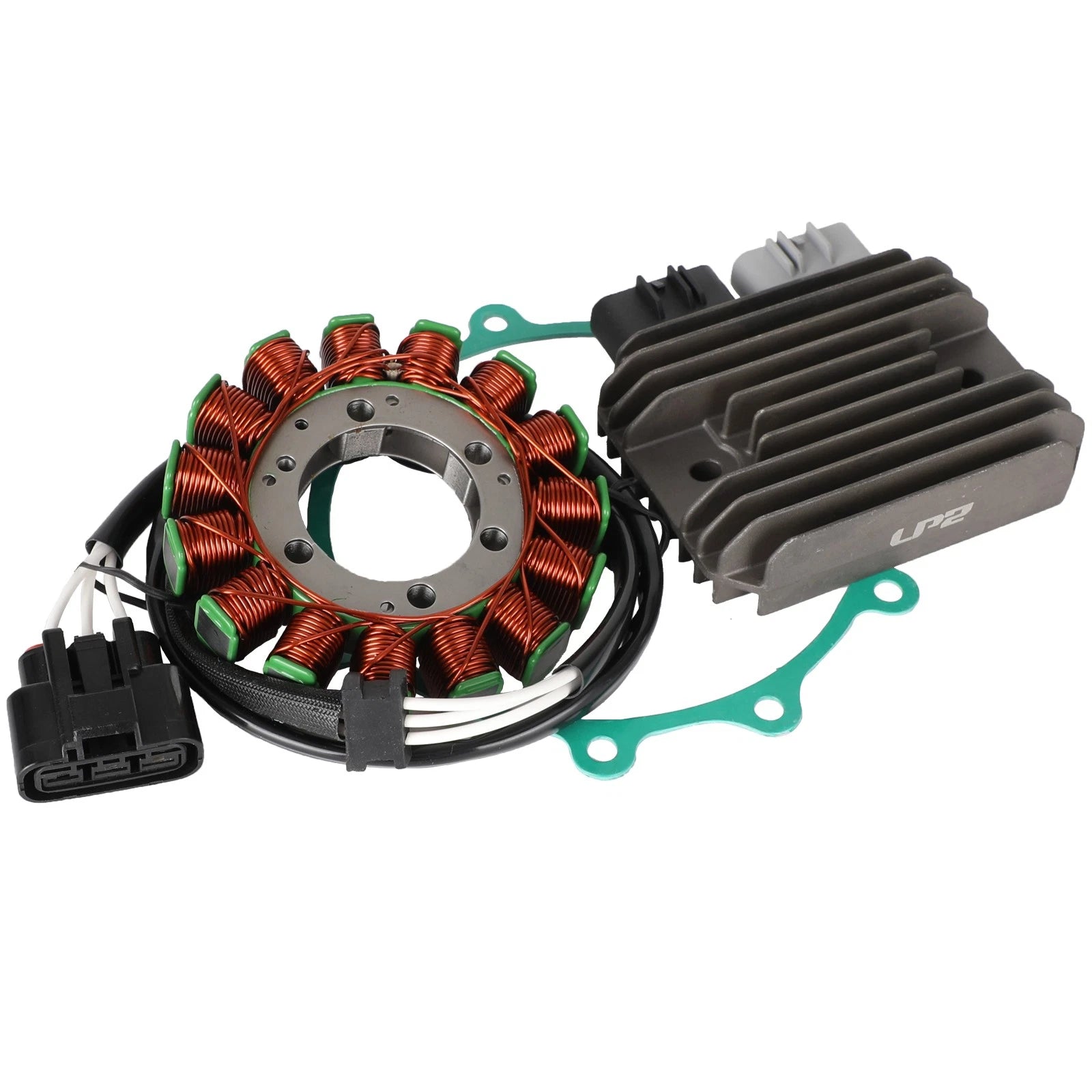 Magneto Stator + Voltage Rectifier + Gasket for Kawasaki ZX1000 Ninja ZX10R (2011–2015)