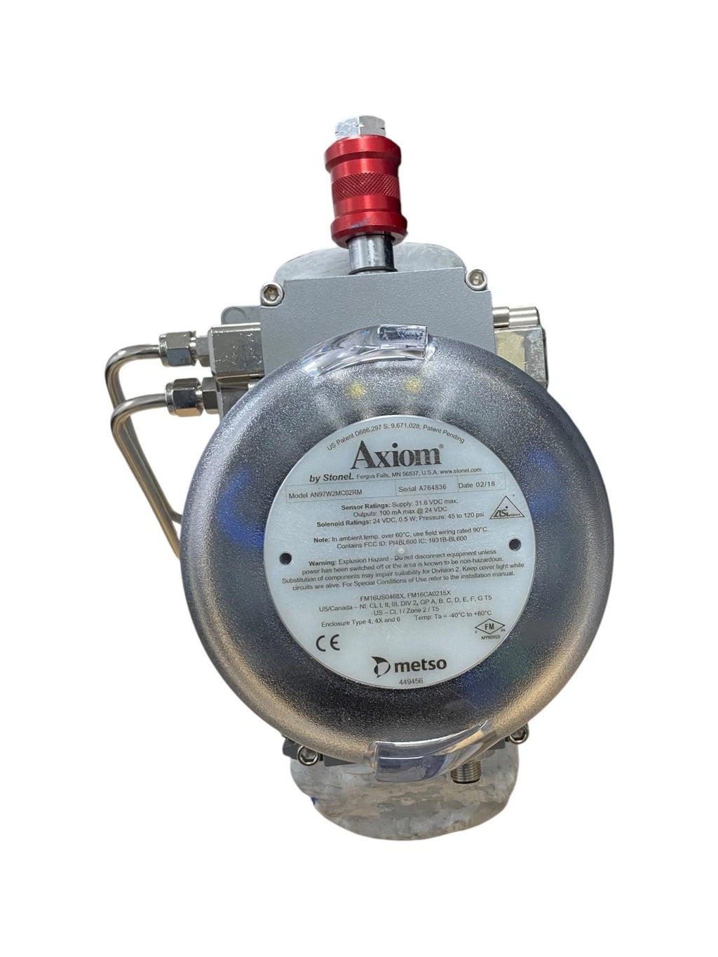Crane Butterfly Valve 3" w/ Actuator & Solenoid for Axium AN97 Controller