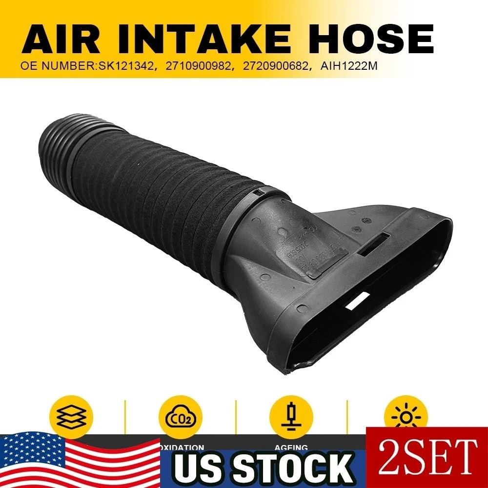 Air Intake Inlet Duct Cleaner Hose Left & Right for Mercedes-Benz W204 (2012–2015)
