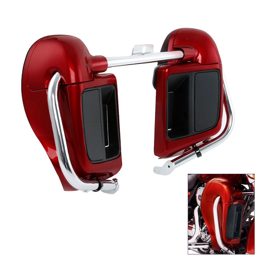 Lower Vented Fairings Engine Guard Crash Bar for Harley Electra Glide (2014–2023)