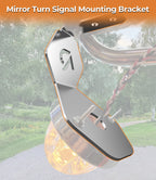 2X Angled L Bracket for Watermelon Mirror Turn Signal Light