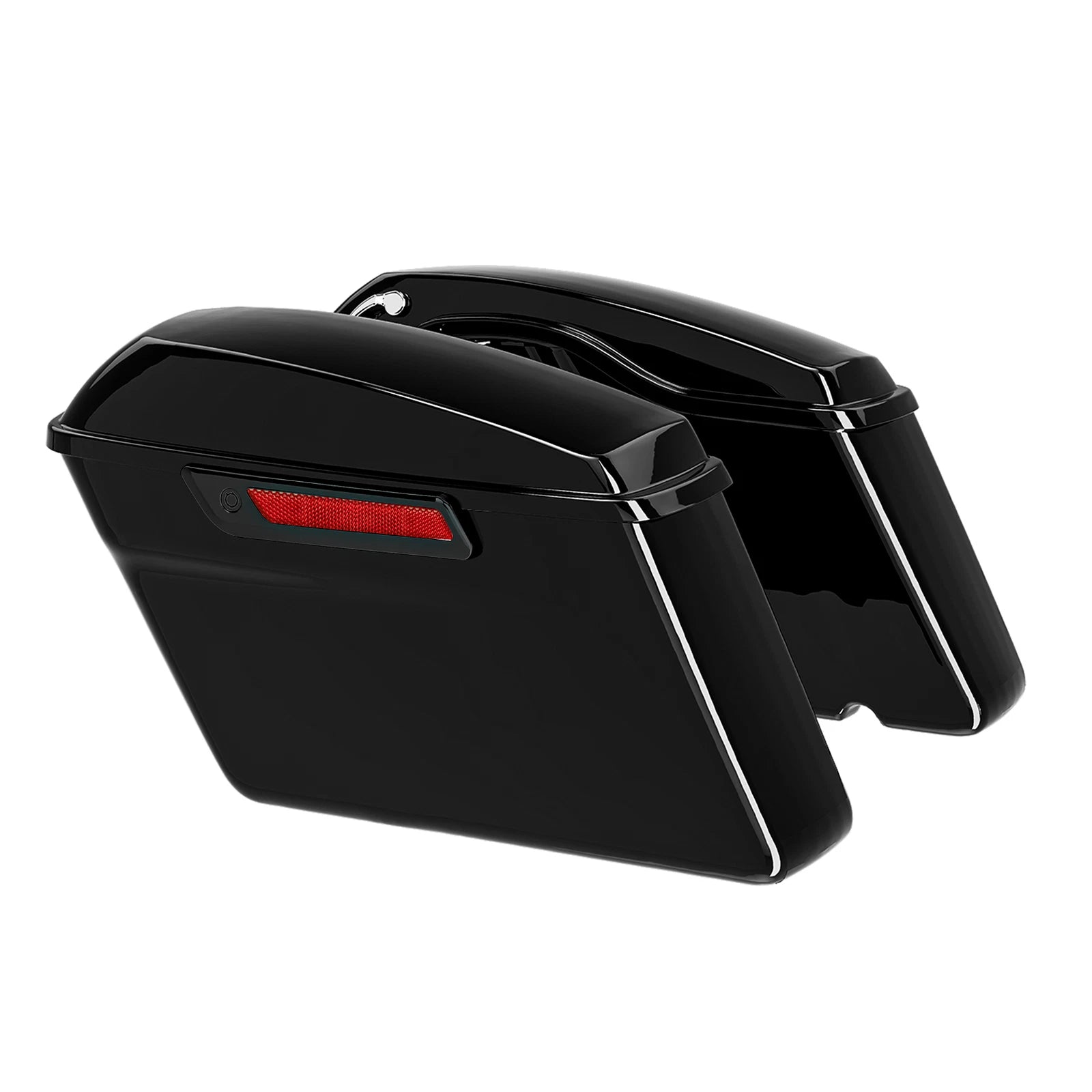Hard Saddle Bags with Conversion Brackets for Harley Softail Fatboy (1984–2017)
