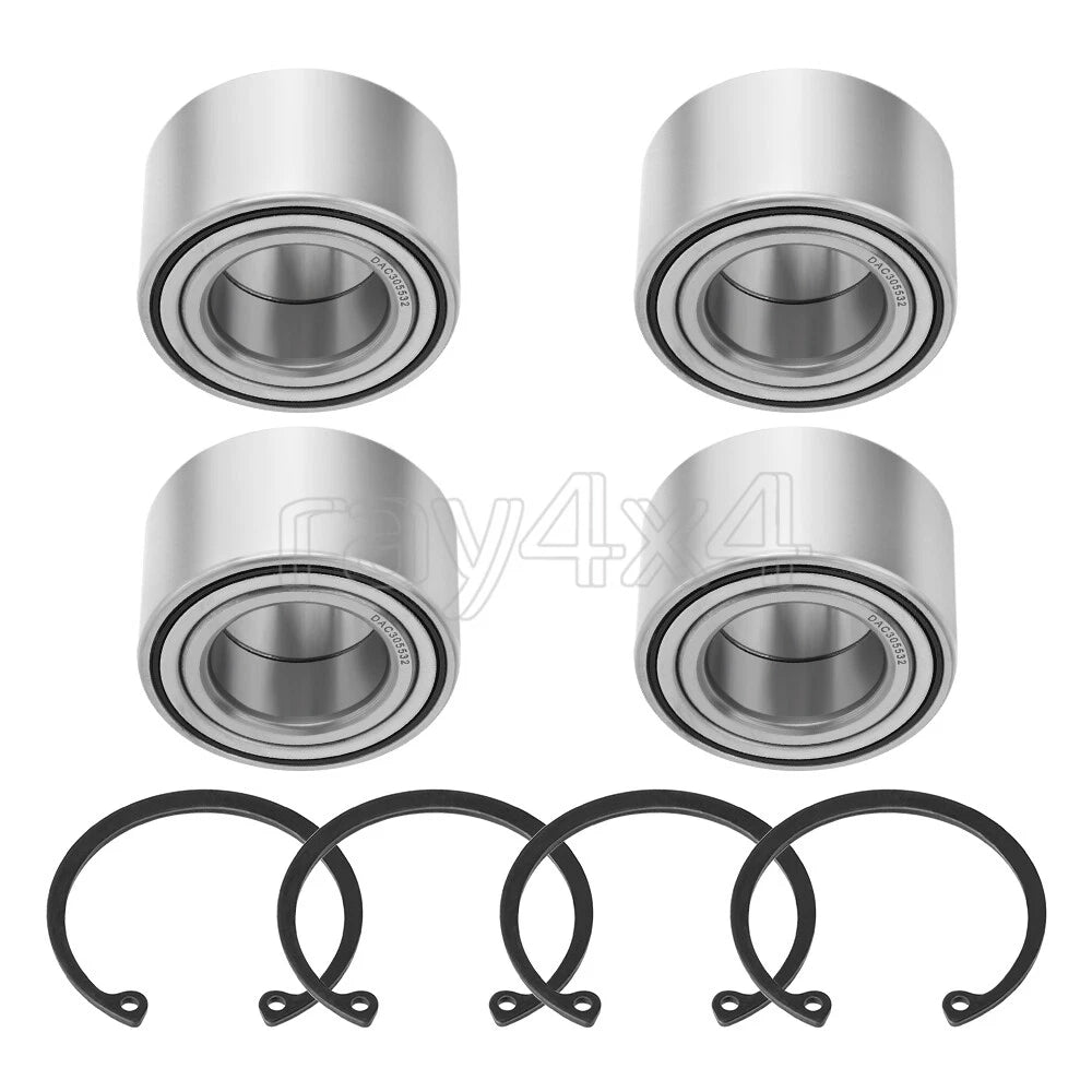 Front & Rear Wheel Bearings Kit for Yamaha Grizzly 550 660 700, Kodiak 450 700