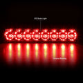 Full LED 3rd Tail Brake Light Chrome for Mustang Hatchback (1987–1993)