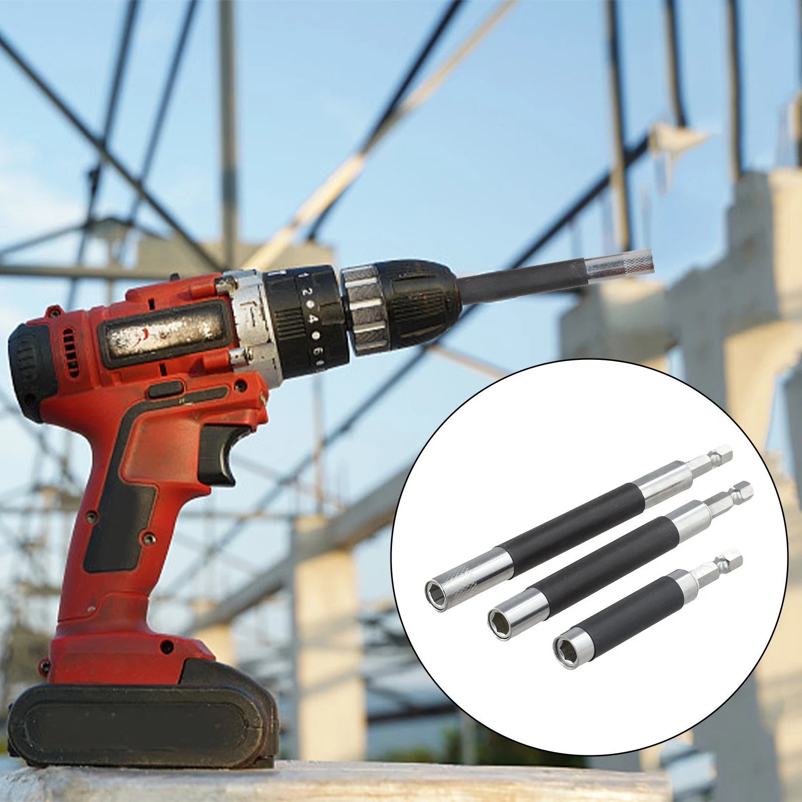 6PCS Magnetic Bit Holder Set for Various Applications