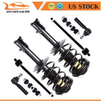 Front Struts Inner Outer Tie Rod Sway Bar Kit for Chrysler PT Cruiser (2001–2010)