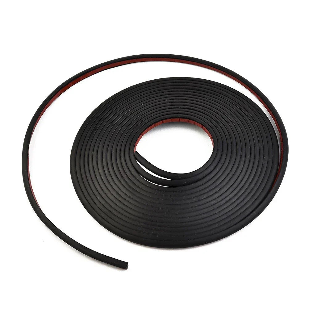 5M Slanted T Shape Car Trim Seal Strips Weatherstrip Headlight Bumper Lip Insert