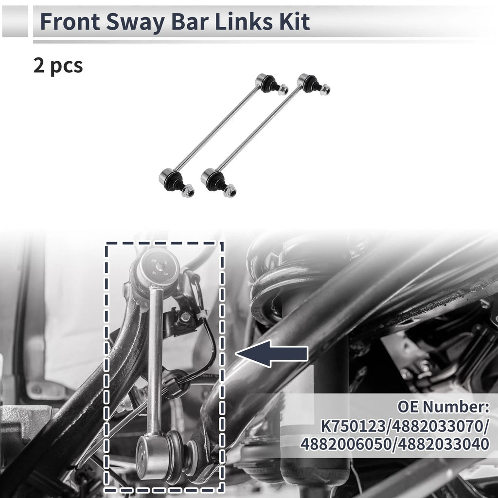 Front Stabilizer Bar Links No Bushing for Toyota Avalon (2013–2018) No.K750123