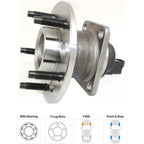 Wheel Hubs for Cadillac DeVille (1994–1996) with Bearing & Sensor FWD