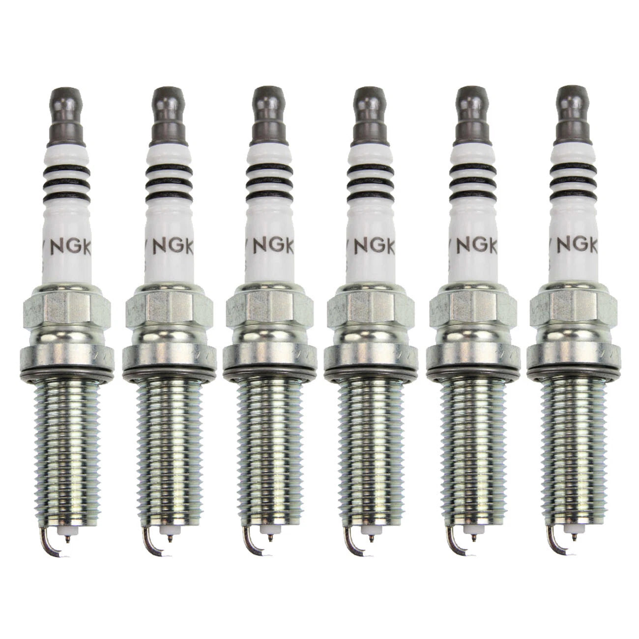 Set of 6 NGK Iridium Spark Plugs for Acura Honda Infiniti Lexus Mazda Nissan Subaru