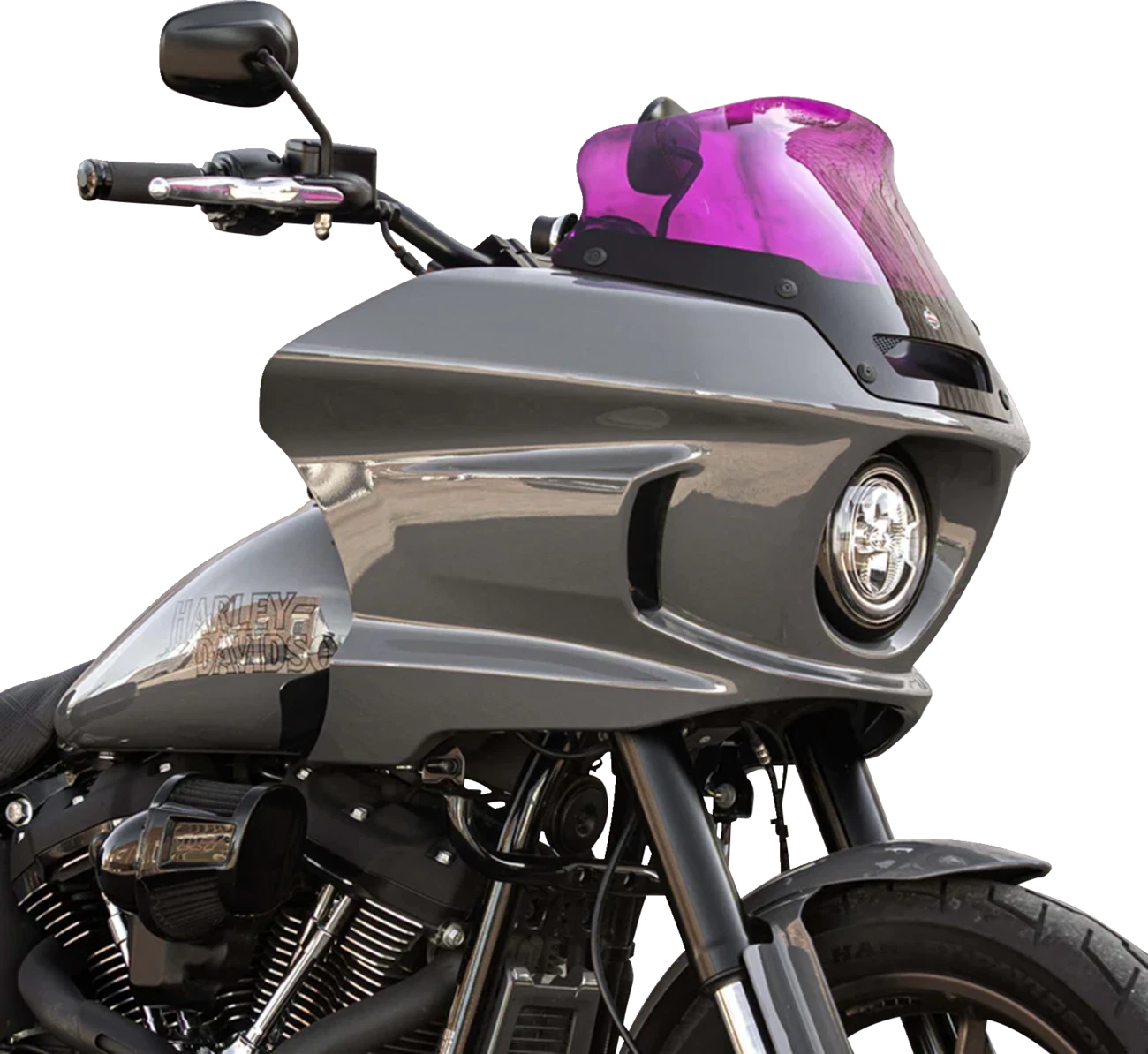 Klock Werks 6" Kolor Flare Sport Windshield for FXLRST (2018–2023) - Purple KWW-02-0627
