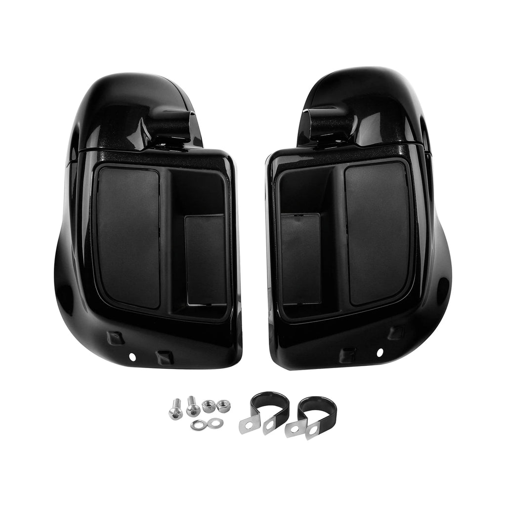 Lower Vented Leg Fairings for Harley Electra Glide Road Glide (2014–2025) Black