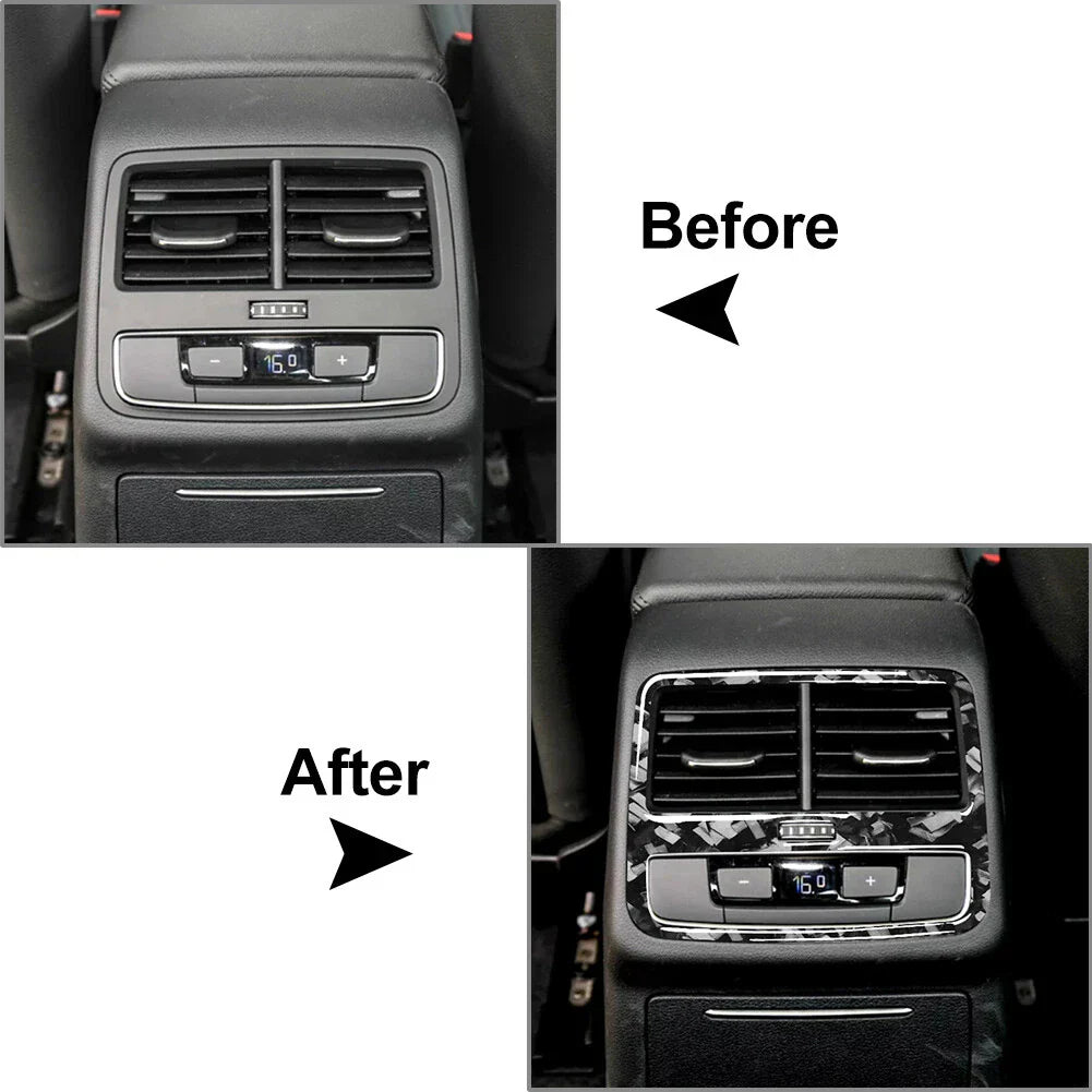 Interior Rear Air Vent Outlet Cover Trim for Audi A4 A5 (2016-2023)