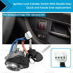 Ignition Lock Cylinder Switch with Double Keys for Hyundai Elantra (2017–2020)
