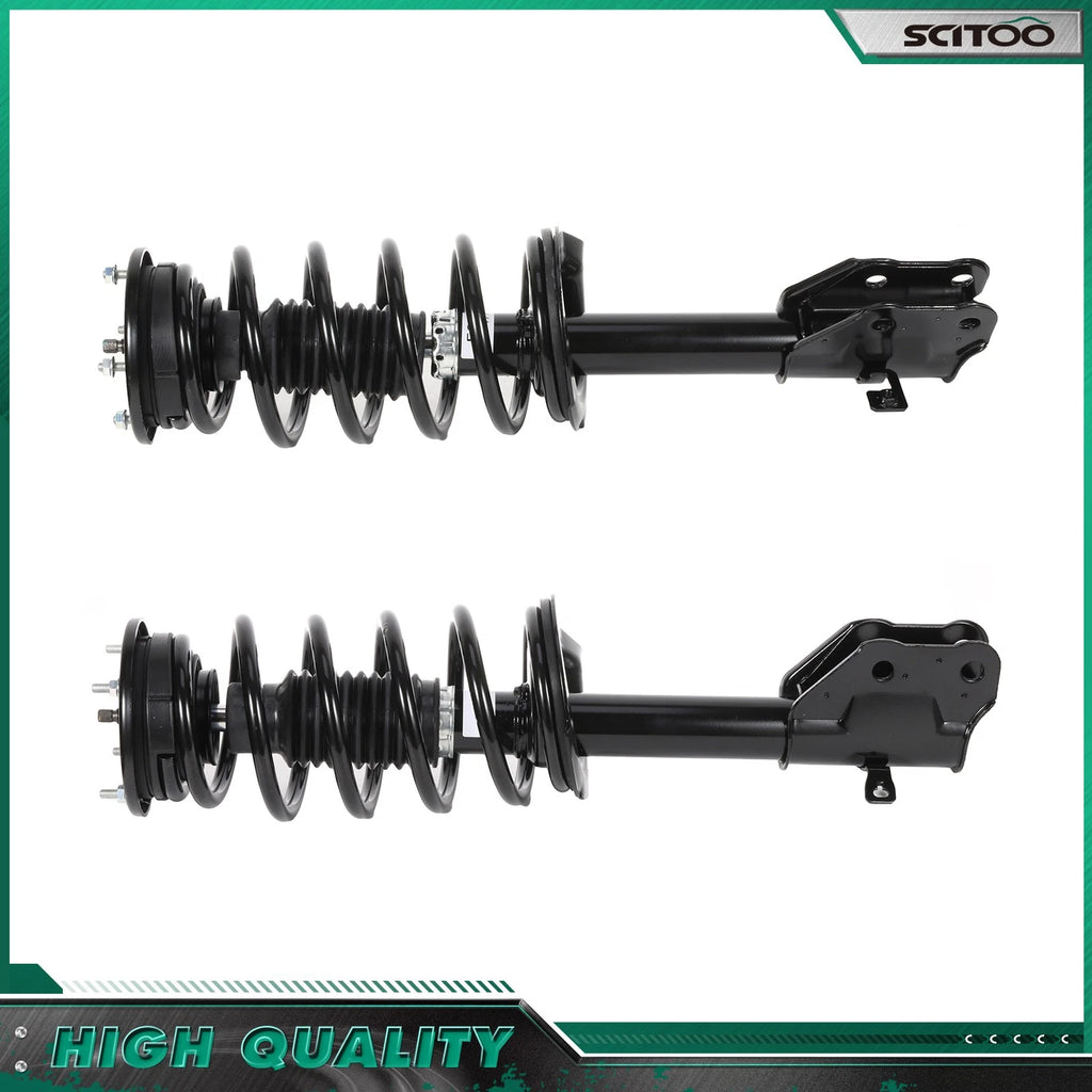 Set of 2 Front Shocks Struts & Coil Spring Assembly for Ford Edge (2007–2010)
