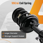 Front Struts w/ Coil Spring Assembly & Sway Bar Links for Acura MDX (2003–2005)
