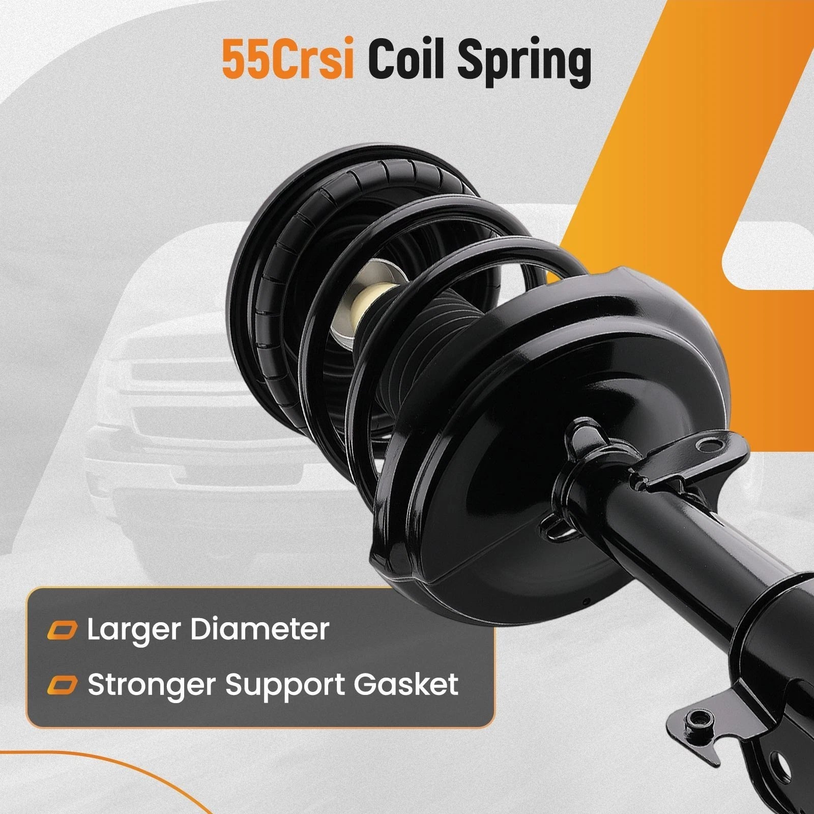 Front Struts w/ Coil Spring Assembly & Sway Bar Links for Acura MDX (2003–2005)
