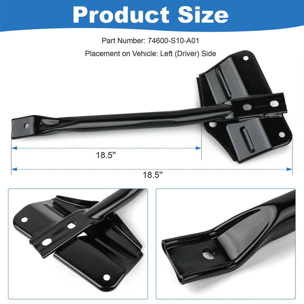 Driver Side Frame Rear Brace 74600-S10-A01 for Honda CR-V (1998–2001)