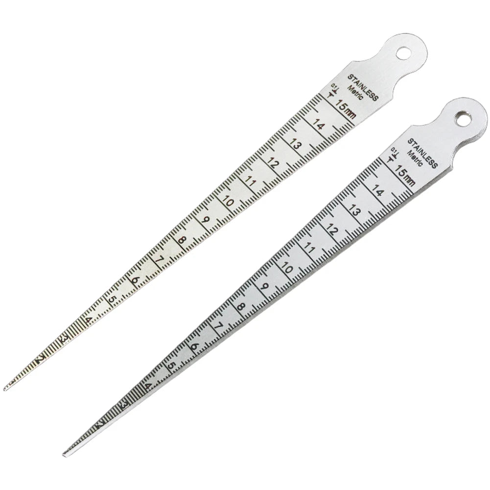 115mm Stainless Steel Taper Gauge Dual Scale Metric Inch