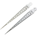 115mm Stainless Steel Taper Gauge Dual Scale Metric Inch